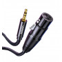 UGREEN AV182 Cavo audio connettore maschio XLR a connettore maschio TRS 3,5 mm 1 m nero