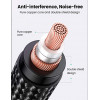 UGREEN AV182 Cavo audio connettore maschio XLR a connettore maschio TRS 3,5 mm 1 m nero