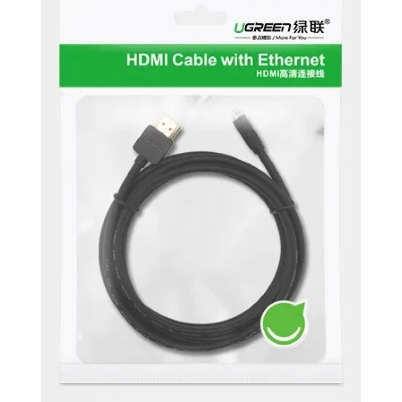 UGREEN HD127 Cavo Micro-HDMI a HDMI 4K 3D 1m nero