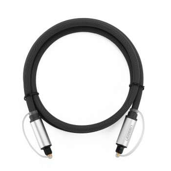 Cavo audio Toslink UGREEN, nylon intrecciato, 3m argento