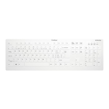 CHERRY Active Key AK-C8112 tastiera medica wireless, Swiss QWERTZ, bianco