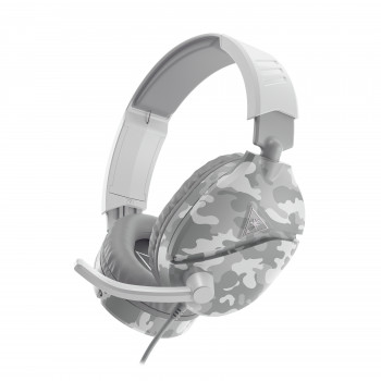 Turtle Beach RECON 70 cuffie gaming over-ear cablate con microfono ripiegabile, bianche camo (TBS-6230-02)
