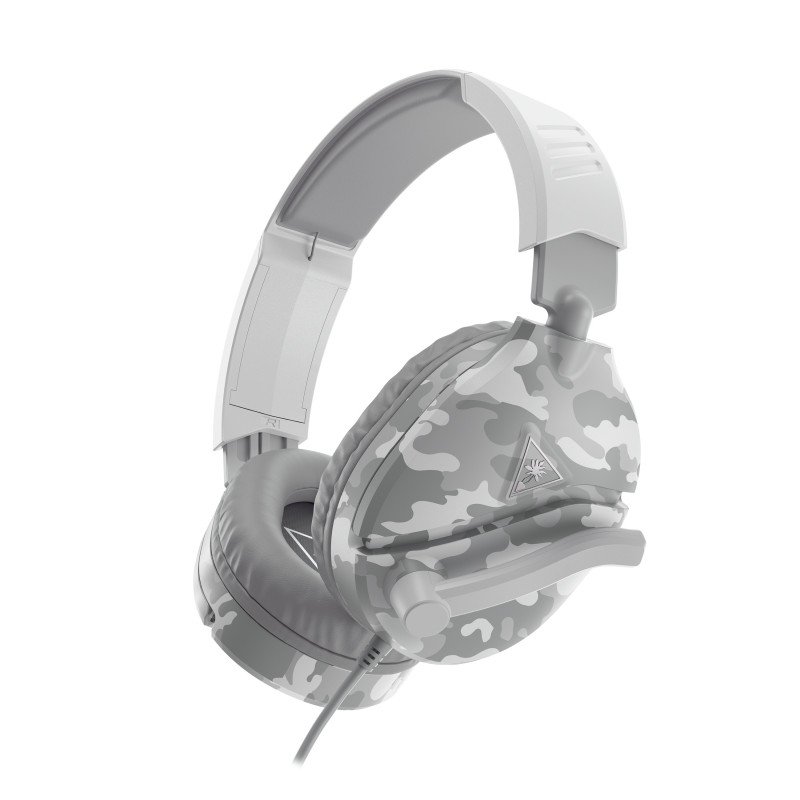 Turtle Beach RECON 70 cuffie gaming over-ear cablate con microfono ripiegabile, bianco Camo (TBS-6230-02)