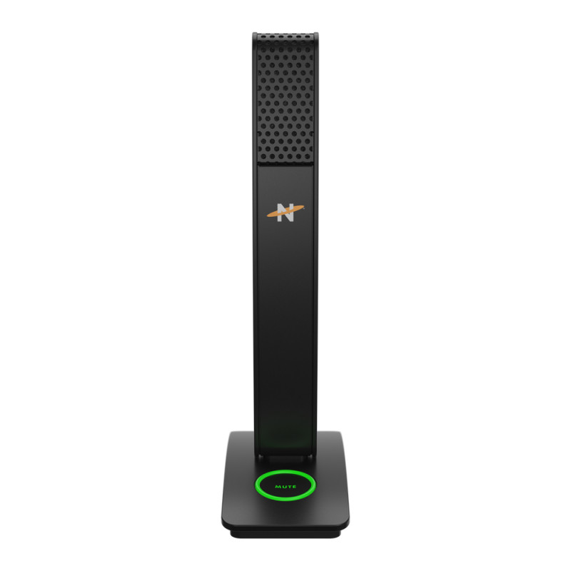 Neat MIC-1010-01 Microfono a condensatore USB con pattern cardioide, monitoraggio in cuffia, mute, treppiede da tavolo