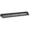 Intellinet 513487 patch panel 24 porte Cat5e STP 1U per rack, nero