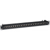 Intellinet 513487 patch panel 24 porte Cat5e STP 1U per rack, nero