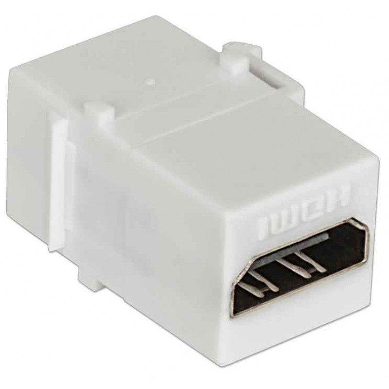 Modulo Keystone Intellinet RJ45 su connettore femmina HDMI/femmina bianco