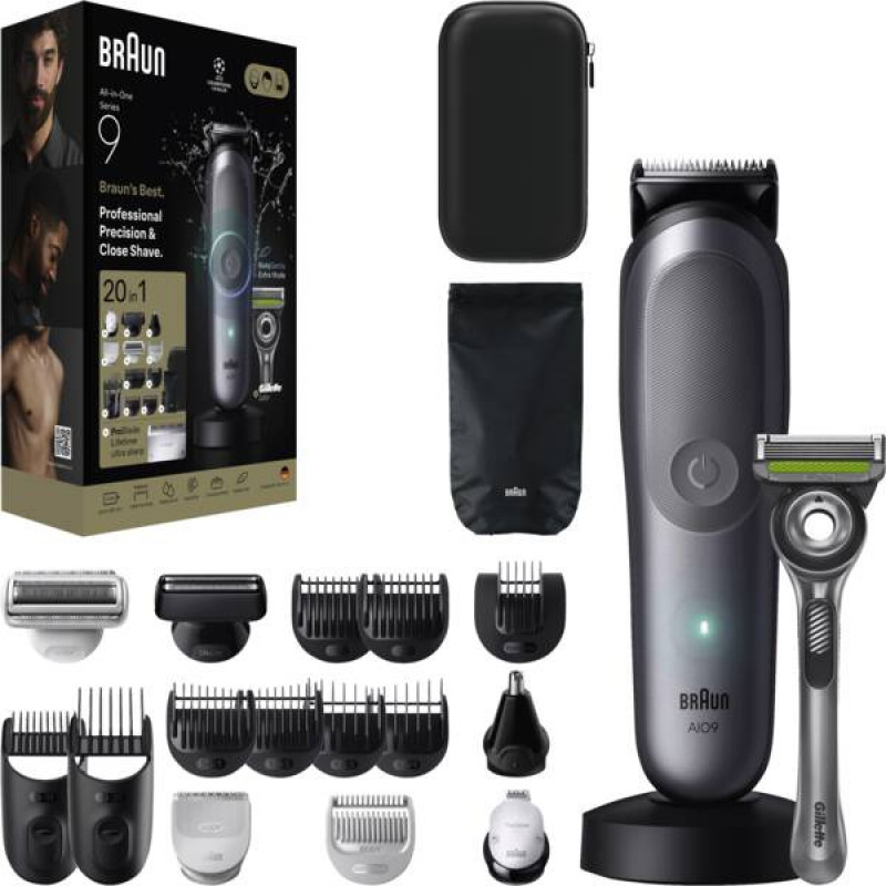 Braun AIO 9540 All-in-One Style Kit, argento