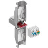 Techly 105889 connettore modulare RJ45 Cat6 STP senza attrezzi, 1G, schermato, trasparente