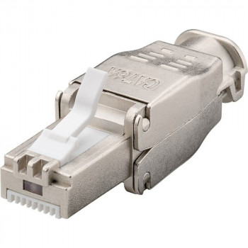 Techly 105872 connettore modulare RJ45 Cat6a 10G senza attrezzi, STP