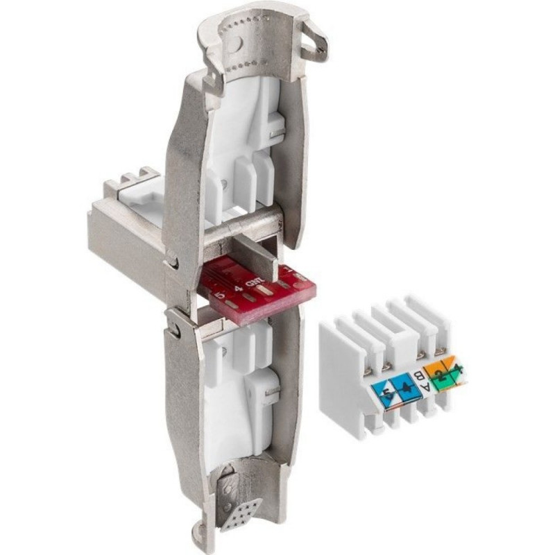 Techly 105872 RJ45 Cat6a 10G Connettore modulare senza attrezzi, STP