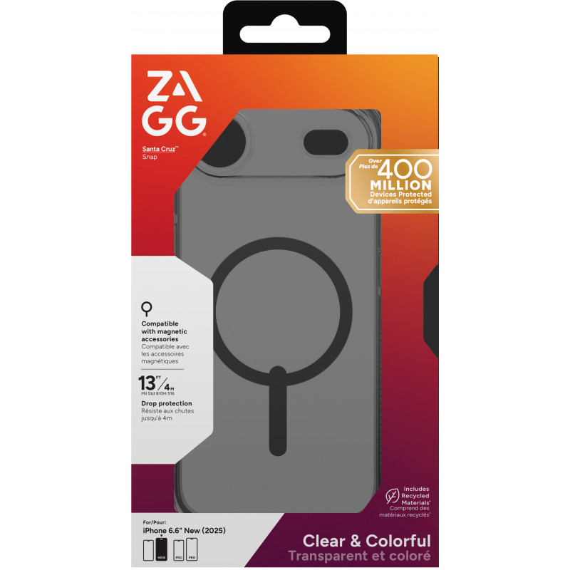 ZAGG Santa Cruz Snap custodia per iPhone Air - nero mezzanotte