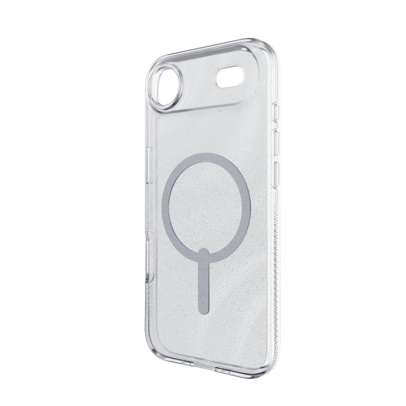 Custodia ZAGG Milan Snap per Apple iPhone 13 Pro Max - trasparente con vortice glitterato