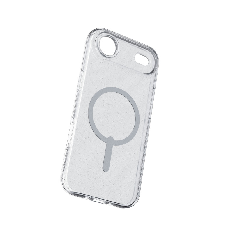 Custodia ZAGG Milan Snap per Apple iPhone 13 Pro Max - trasparente con vortice glitterato