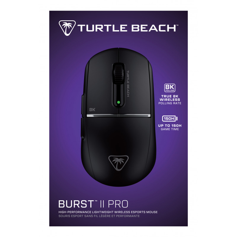 Turtle Beach Burst II Pro mouse gaming wireless, nero (TBM-2102-05)