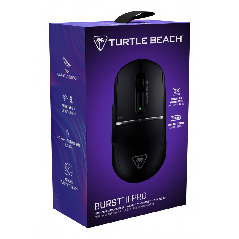 Turtle Beach Burst II Pro mouse gaming wireless, nero (TBM-2102-05)