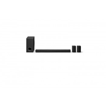 LG DS80TR soundbar 5.1.2 canali Dolby Atmos con subwoofer wireless e diffusori posteriori wireless, 480 W, nero