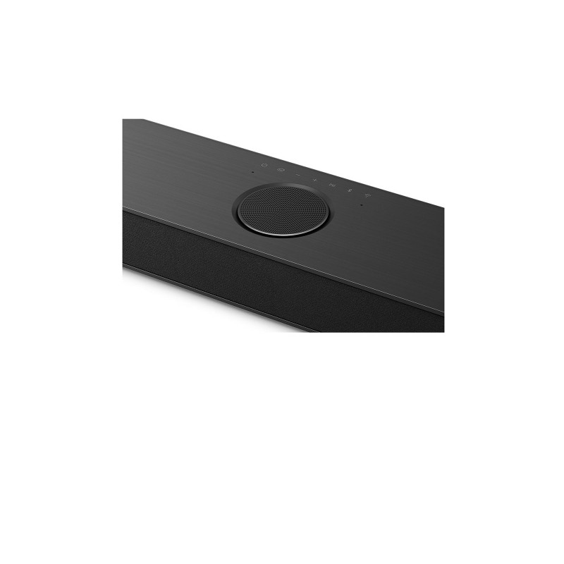 LG DS80TR soundbar 5.1.2 canali Dolby Atmos con subwoofer wireless e diffusori posteriori wireless, 480 W, nero