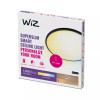 Signify WiZ Plafoniera Super Slim, bianco regolabile e colore, 14 W, nero