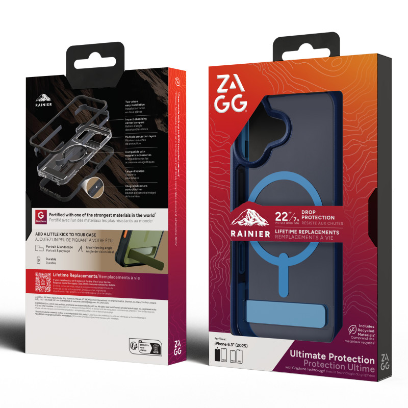 ZAGG Rainier Snap Case per iPhone 17 - Cobalt Horizon