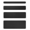 Techly 302013 pannello cieco rack 19 pollici 2U, acciaio, nero