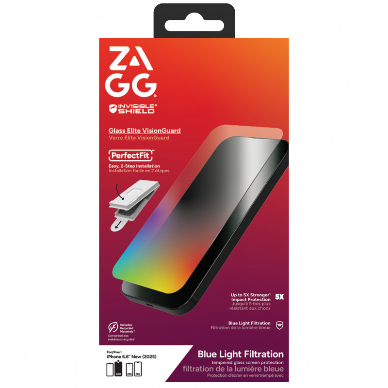 Pellicola protettiva ZAGG Elite VisionGuard per Apple iPhone Air