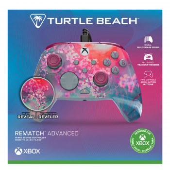 Turtle Beach Rematch Advanced controller cablato per Xbox e PC, Kyoto Bloom Reveal (TBC-2404-45)