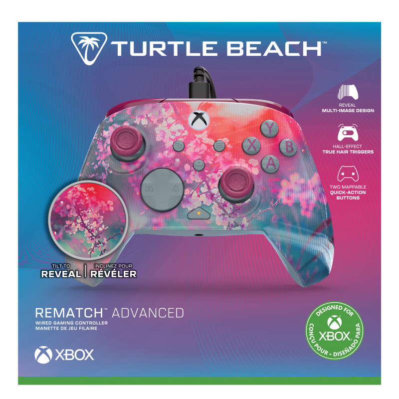 Turtle Beach Rematch Advanced controller cablato per Xbox e PC, Kyoto Bloom Reveal (TBC-2404-45)
