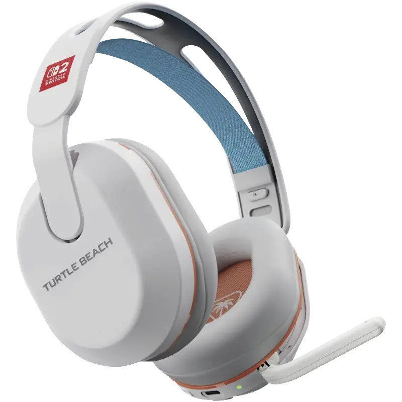 Turtle Beach Stealth 500 cuffie wireless per Nintendo Switch 2, bianco (TBS-8101-15)