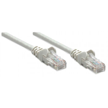 Intellinet Cavo patch Cat6 U/UTP, 1,5 m, grigio, snagless, rame, 1 Gbit/s