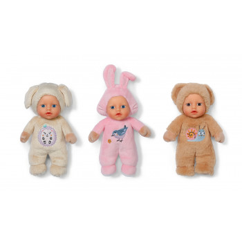 ZAPF CREATION Baby born for babies Cutie 3 Assorted 18cm Bambola in stoffa