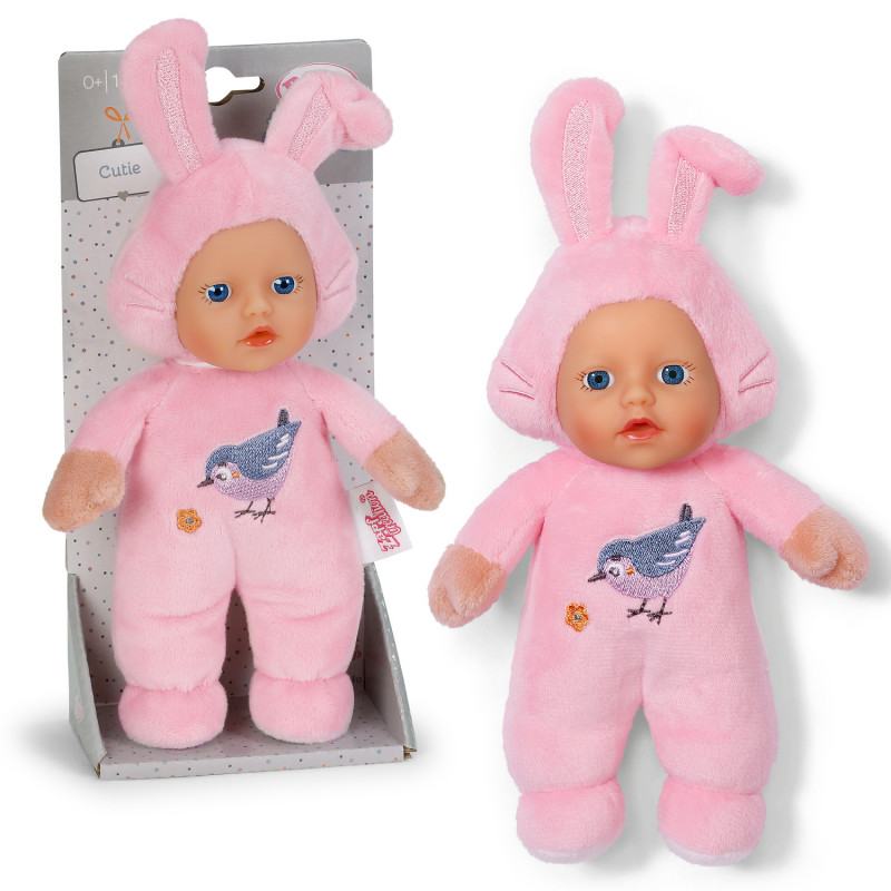 ZAPF CREATION Baby born for babies Cutie 3 Assorted 18cm Bambola in stoffa