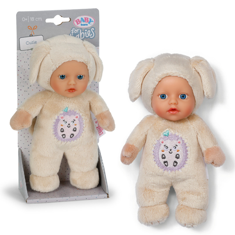 ZAPF CREATION Baby born for babies Cutie 3 Assorted 18cm Bambola in stoffa