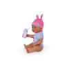 ZAPF CREATION BABY born Eva Click & Play bambola 43cm con capelli biondi e occhi azzurri
