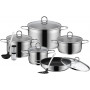 Silit Diamant set di pentole da 9 pezzi, acciaio inox