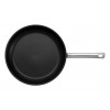 SILIT Calabria set padelle 24 e 28 cm acciaio inox con manici neri