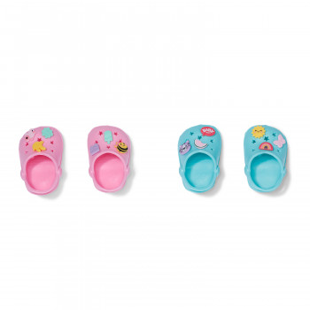 ZAPF CREATION BABY born scarpette da bagno con perni, 2 paia, per bambole da 43 cm