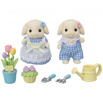 EPOCH Sylvanian Families - set di gioco fiori e giardino con personaggi