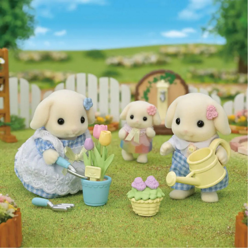 EPOCH Sylvanian Families - set di gioco fiori e giardino con personaggi