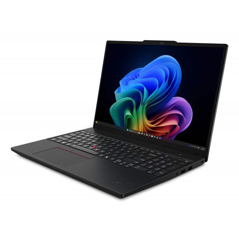 Lenovo ThinkPad T16 Gen 5 (Intel) Copilot+ PC 21WT000SPB laptop, 16 pollici WUXGA IPS, Intel Core Ultra 7 355, 32GB LPDDR5x, 512GB SSD, Windows 11 Pro, tastiera inglese