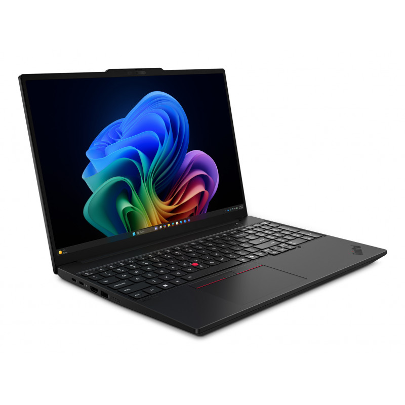 Lenovo ThinkPad T16 Gen 5 (Intel) Copilot+ PC 21WT000SPB laptop, 16 pollici WUXGA IPS, Intel Core Ultra 7 355, 32GB LPDDR5x, 512GB SSD, Windows 11 Pro, tastiera inglese