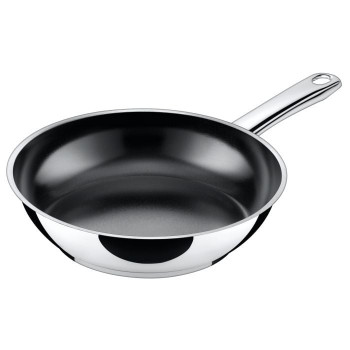 SILIT Talis set di padelle con spatola, 20 & 24 cm, acciaio inox/nero