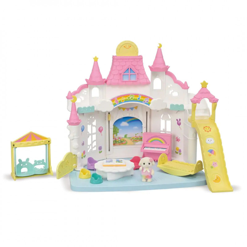 Sylvanian Families set di gioco asilo avventura castello del sole