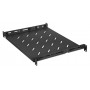 Intellinet rack - ripiano - con guide variabili, montaggio fisso - nero, RAL 9004 - 1U - 48,3 cm (19)