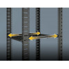 Intellinet rack - ripiano - con guide variabili, montaggio fisso - nero, RAL 9004 - 1U - 48,3 cm (19)