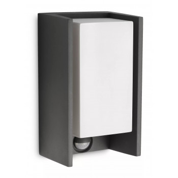 Philips myGarden IR ES lampada da parete Bridge 42W con rilevatore di movimento antracite