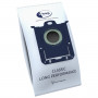 AEG GR201SM s-bag Classic Long Performance sacchetti per aspirapolvere, confezione da 8, blu/bianco, per VX4 Serie 900 168 824
