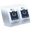 AEG GR201SM s-bag Classic Long Performance sacchetti per aspirapolvere, confezione da 8, blu/bianco, per VX4 Serie 900 168 824