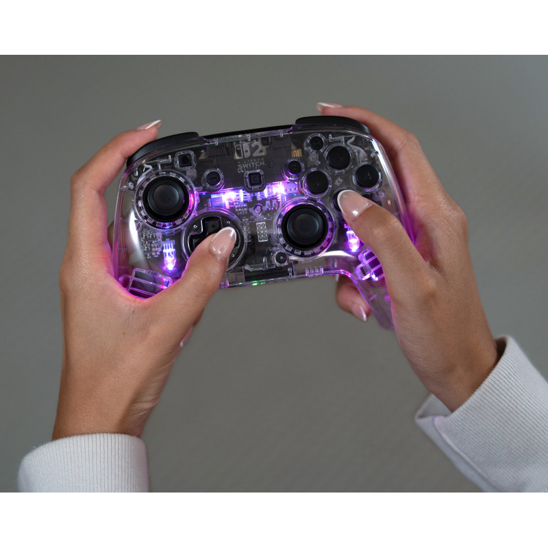 Turtle Beach Afterglow controller wireless RGB trasparente per gaming per Nintendo Switch 2