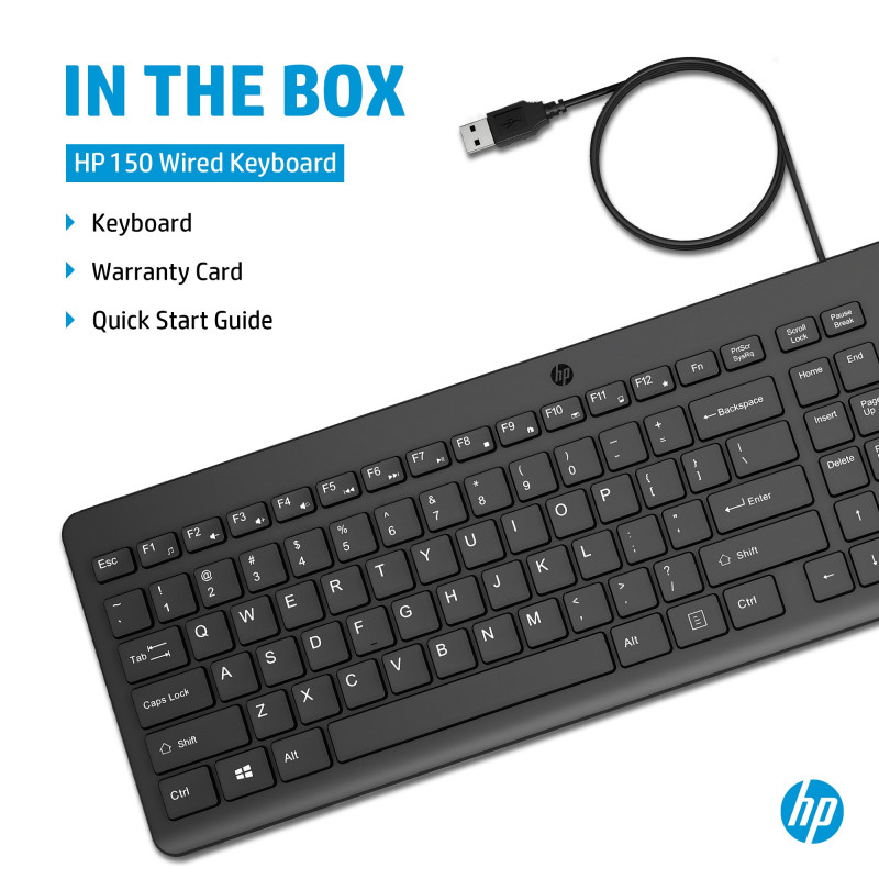 HP 150 tastiera con filo NL (664R5AA#ABH)